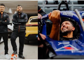 A lo Colapinto: el “Kun” Agüero correrá en la Fórmula E