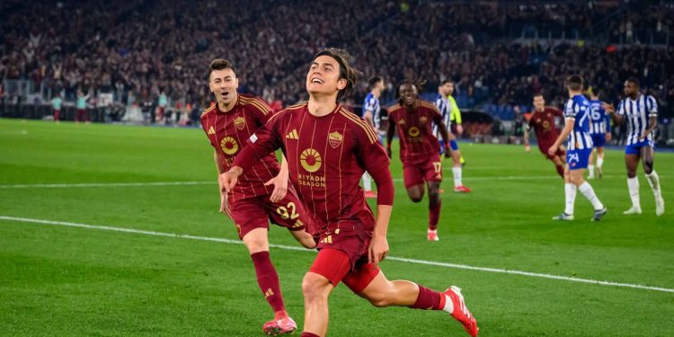 Dybala tuvo una noche de ensueños y Roma avanzó a octavos de la Europa League