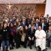 Guerra en Medio Oriente: el papa Francisco recibió a jóvenes de Israel, Palestina y EEUU