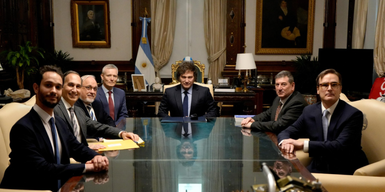 Javier Milei recibió a las autoridades del Centro Simon Wiesenthal