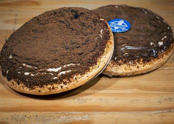 La Torta Negra tamaño pizza: historia del emblema de un pueblo del centro bonaerense