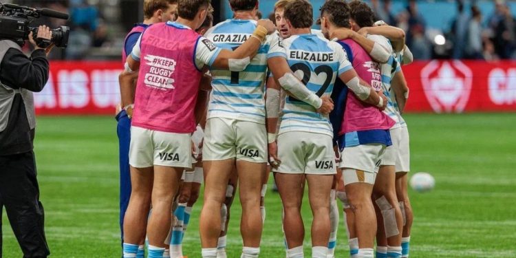 Los Pumas 7s pisaron fuerte en Vancouver y avanzaron a semifinales