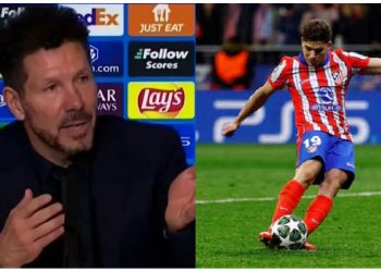 Diego Simeone, desafiante sobre el penal anulado a Julián Álvarez: “Nadie la vio”