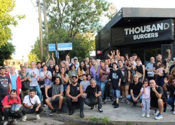 El homenaje del barrio Villa Sastre de Temperley a la familia Rión, secuestrada y desaparecida por la dictadura militar