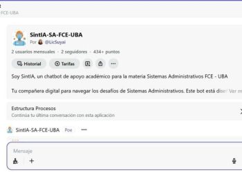 La Facultad de Ciencias Económicas de la UBA implementó chatbots educativos