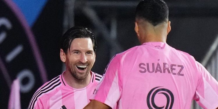 Volvió con todo: Messi entró y tardó dos minutos en hacer un gol para el Inter Miami puntero