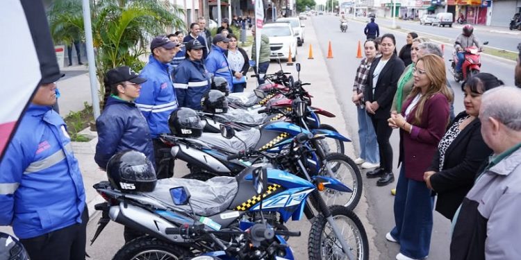 Barranqueras: Nuevas unidades motorizadas entregadas a la Dirección de Tránsito y Patentes