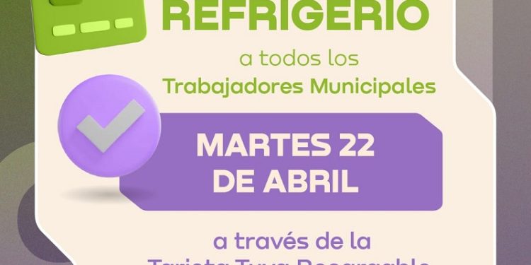 Hoy se acredita el refrigerio para los trabajadores municipales de Barranqueras