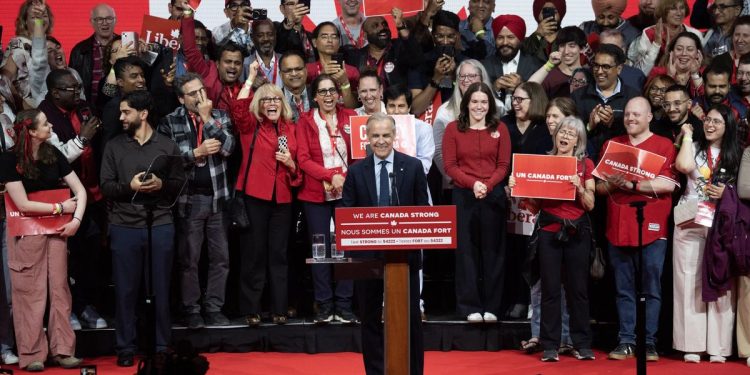 Con Mark Carney a la cabeza, el Partido Liberal de Canadá volvió a ganar las elecciones