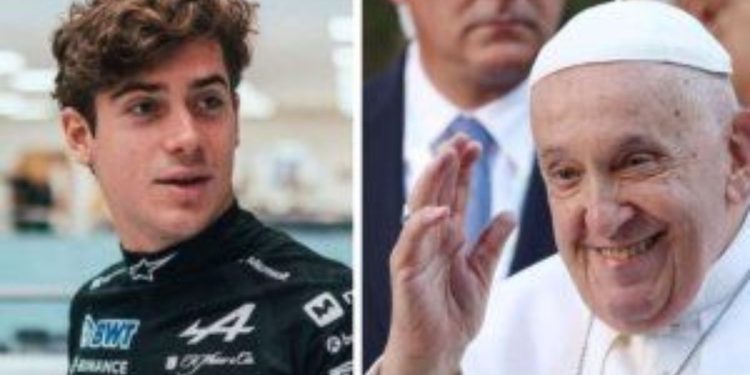 Franco Colapinto despidió al papa Francisco con un emotivo mensaje en redes