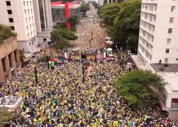 Jair Bolsonaro encabezó una protesta en Brasil para exigir su amnistía tras ser acusado por el intento de golpe