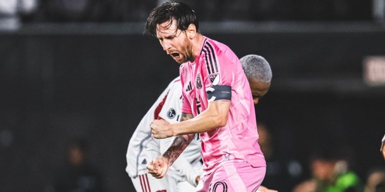Lionel Messi salvó al Inter Miami, que no pasó del empate contra Toronto