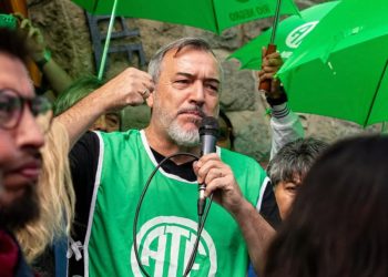 Sicarios de Milei: Amenazaron de muerte al líder de los estatales Rodolfo Aguiar en la previa al paro