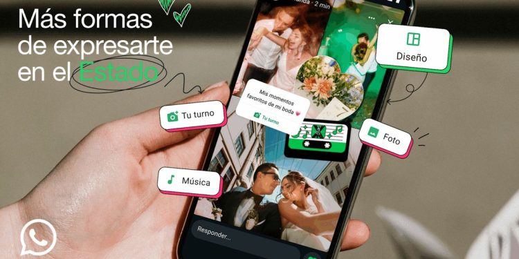 Actualización WhatsApp: se podrá poner música y diseños de fotos en los estados