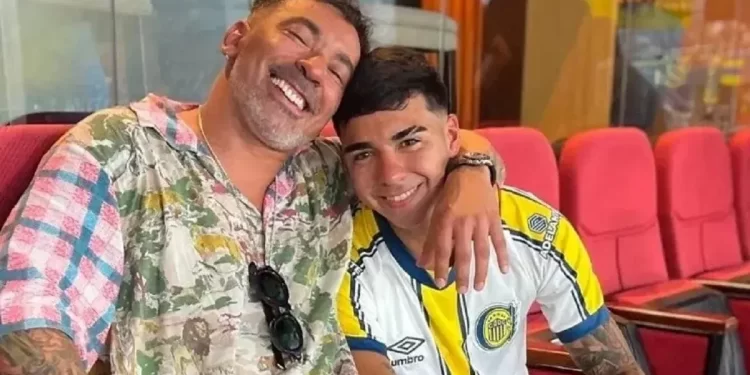 El emotivo momento del Pocho Lavezzi por el debut de su hijo Tomás en la Primera División de Unión