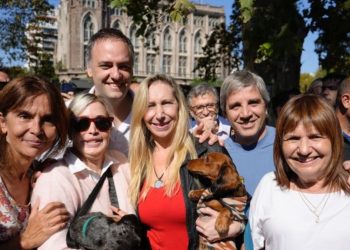 El Gobierno juega a fondo: Karina Milei, Luis Caputo y Patricia Bullrich hicieron campaña por Manuel Adorni