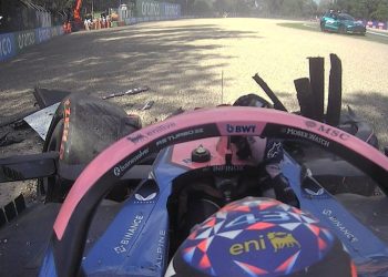 Fórmula 1: el fuerte choque de Franco Colapinto chocó en la clasificación del GP de Imola