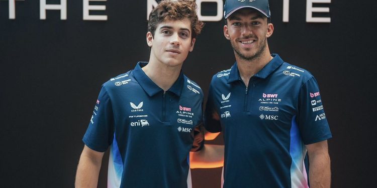 Franco Colapinto y el desopilante momento en que le enseñó a tomar mate a Pierre Gasly
