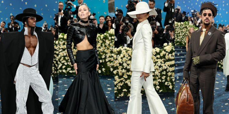 Met Gala 2025: los impresionantes looks de las principales estrellas en la “alfombra azul”