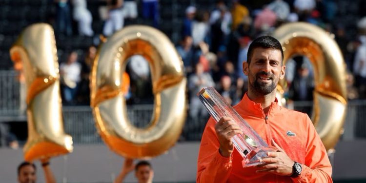 Nuevo renglón en la historia: Novak Djokovic consiguió el 100° título de su carrera