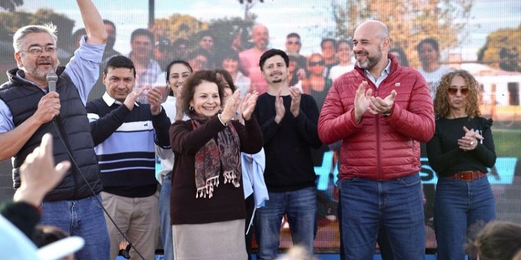 Tincho en Monte Caseros: “La mugre está arriba y tengo el coraje que hace falta para limpiarla en todo Corrientes”