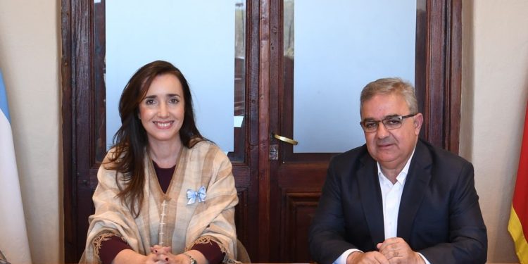 En medio de la tensión con el Gobierno, Victoria Villarruel se reunió con Raúl Jalil en Catamarca