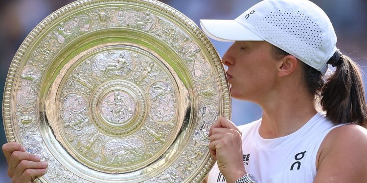 Wimbledon: Swiatek jugó una final legendaria para ser campeona por primera vez