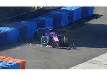 Franco Colapinto sufrió un fuerte accidente y fue hospitalizado