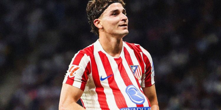 Primera picada de la Araña: golazo de Julián Álvarez en la derrota del Atlético de Madrid ante el Espanyol