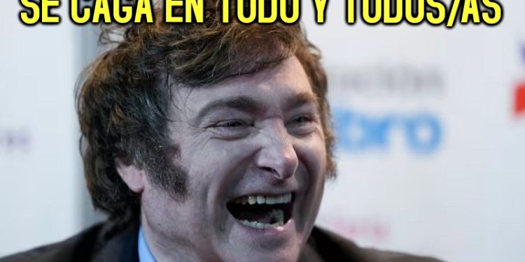 Se caga en todo: En medio de la crisis, Milei se reúne en EEUU con un estafador y una astronauta