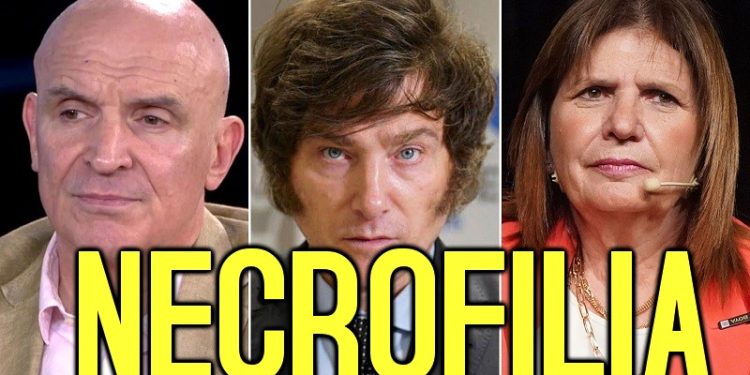 Necrofílicos: Milei, Bullrich y Espert utilizan el triple crimen como recurso de campaña, Karina se queda con el 3%
