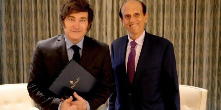 Javier Milei se reunió con el presidente del Instituto Milken y empresarios de peso del establishment estadounidense