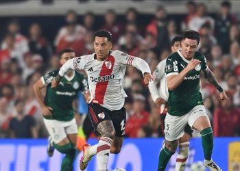River perdió ante Palmeiras pero llega con vida a la vuelta en Brasil