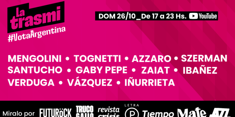 Argentina vota y Tiempo lo cuenta en un streaming colectivo de siete medios
