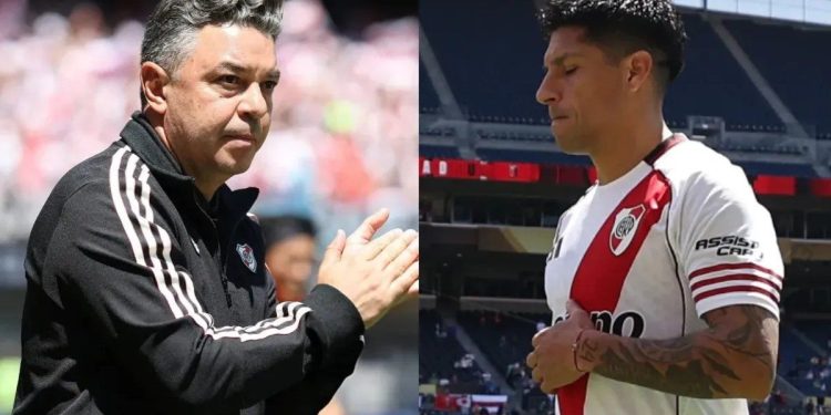 Con la sensible baja de Enzo Pérez, así sería la formación de River para enfrentar a Racing