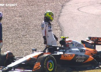 Fórmula 1: la caótica largada de la carrera sprint del GP de EEUU