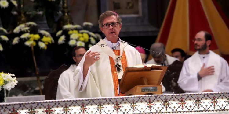 Jorge García Cuerva dio un fuerte mensaje sobre la pobreza, el narcotráfico y los jubilados en la misa de la 51° Peregrinación a Luján