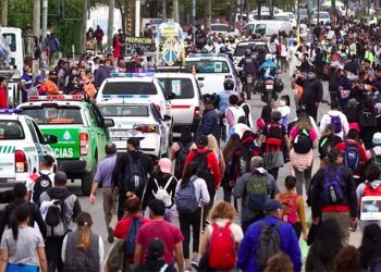 Peregrinación a Luján: masiva convocatoria rumbo a la basílica