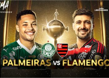 Copa Libertadores: Flamengo y Palmeiras empatan en una final pareja