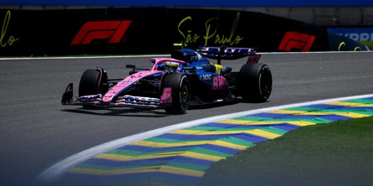 Franco Colapinto salió 16º en la única práctica del GP de San Pablo