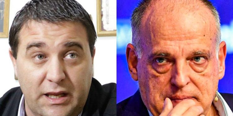La AFA cruzó a Javier Tebas, presidente del fútbol español: “Sos un Atrevido e irrespetuoso”