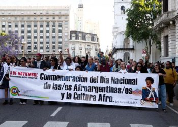 Marcha Nacional Afro en Buenos Aires