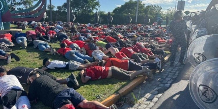 Video: así detuvieron a Bebote Álvarez y más de 200 barras de Independiente para evitar un choque entre facciones