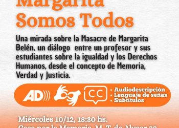 Estrenan audiovisual accesible “Margarita Somos Todos”