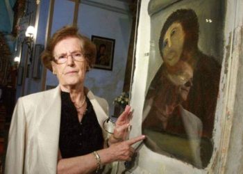 Murió Cecilia Giménez, autora de la famosa “restauración” del Ecce Homo de Borja