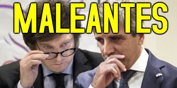 Caputo y Milei en la desesperada total, endeudamiento descontrolado para mantener un plan que ya fracasó