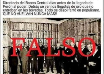 «El oro de Perón»  el  mayor  mito del antiperonismo fue desenmascarado