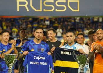 Boca arrancó el año con un empate ante Millonarios y un emotivo homenaje a Miguel Ángel Russo