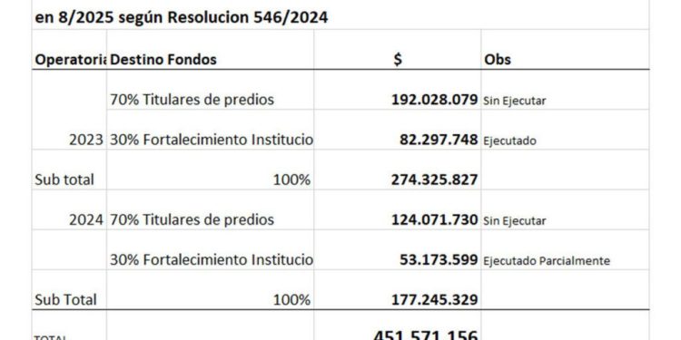 Chubut: Torres recibió y congeló $ 540 millones de fondos de la Ley de Bosques