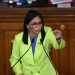 Delcy Rodríguez: “Basta de las órdenes de Washington sobre políticos en Venezuela”